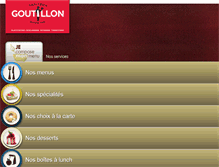 Tablet Screenshot of legoutillon.com